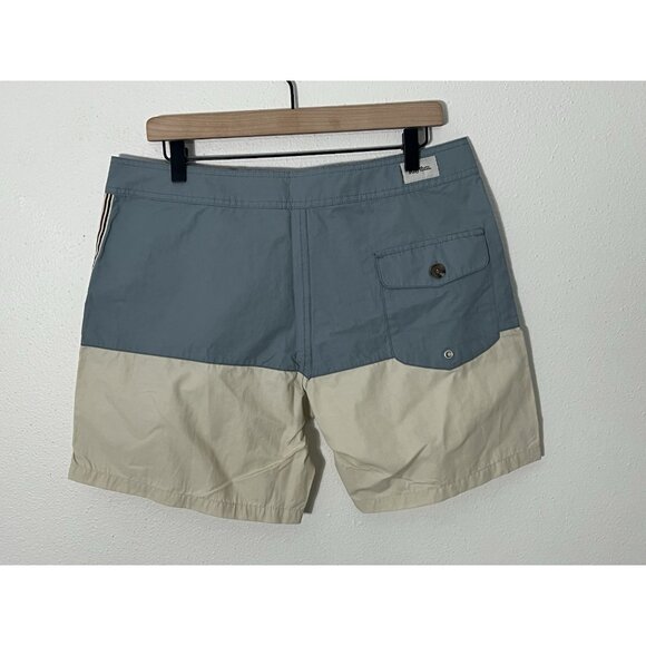 NWT Rhythm Splice Trunk Boardshorts Size 33 Blue - Picture 5 of 11